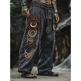 Fashion Loose-Fitting Broad Leg Trousers 3D Digital Printing Z Various Pattern