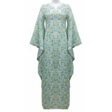 Long Bohemian Batwing Sleeve Printed