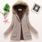 Women Parkas Long Thick Warm Jacket Hooded Fur Lady Coats & Outerwear Winter Jacket Women Parkas for Coat Fashion