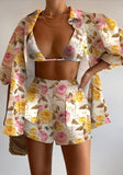 Fashion Casual Print Three-Piece Women's