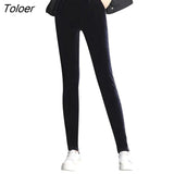 Size 3xl Leggings Plus Velvet Thickening Women Autumn Winter Gold Velvet Double-sided Velvet Outer Wear Women Casual