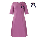 Women's 2025 New Fashion Temperament Elegant Solid Colored Grand African