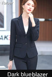 Spring New Professional Women's Trousers Suit Slimming Long-sleeved Suit Business Suit Small Suit Women's Work