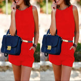 Ladies Clubwear V Neck Playsuit Bodycon Party Jumpsuit&Romper