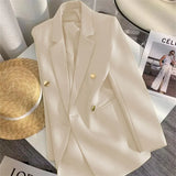 Toloer Spring And Autumn Women's Korean Version Of The New Design Sense Simple Temperament Fashion Suit Long Sleeve Coat Candy Green Suit-Outfit