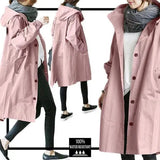 Autumn Windbreaker Mid-length Small Temperament Waist-controlled Women's Woolen
