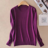 Sweater Female Knitted Pullover Women Winter Sweaters Autumn O Neck Cashmere Sweater Women Jumper O Neck Pull