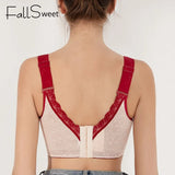 Ultra Thin Bra Plus Size Underwear Women Sexy Lingerie Full Lace Bralette Wireless Bras C D E