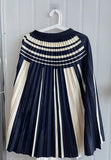 2021 New Hit Color Striped Skirts Japanese Streetwear High Waist Hip A-Line Skirt Korean Chic OL Pleated Faldas