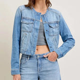 2025 New Short-Sleeved Long-Sleeved Retro Workwear Multi-Pocket Cowboy Coat