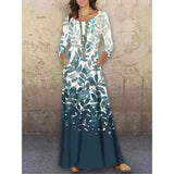 Spring Autumn 3D Ruffles Befree Maxi Dress Large Big Sexy Full Long Sleeve Boho Party Elegant