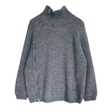 Zipper Slit Big Size Knitting Sweater Turtleneck Long Sleeve Women Pullovers New Fashion Tide Autumn Winter 2023