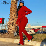 Spring Womens 2 Two Piece Sets Outfits Tracksuit Sweatsuits For Women Long Sleeve Top Pants Suits Pink Matching Sets