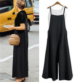 Summer High-Rise Broad-Legged Trousers Female New Students Loose Thin Casual Solid Color Simple