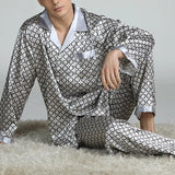 Winter Pajamas Thicken Warm Soft Flannel Pajamas Man Long-sleeved Sleepwear Couple Homme Nightwear