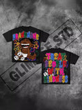 Cartoon Graphic T-Shirt Soho Mortar Goth Super T-Shirt Couple Y2k Top Korean Goth Men's Wear-Outfit