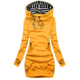 Winter Long Hoodies Women 2021 Fashion Pocket Long Sleeve Streetwear Pullover Tops Female Plus Size Casual