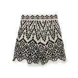 Summer Color Embroidered Shirt 2731088 Embroidered Shorts 2731086-Outfit