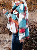 Fashion Print Chest Pocket