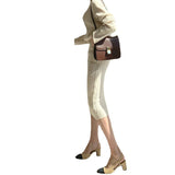 2025 Laziness Temperament Personality Knitted Sweater Women's Cardigan Jacket Over Knee Dress Set Women's