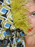 New Fashion Printing Set Loose Long Sleeve V Straight