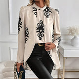 Women's Autumn And Winter Long-Sleeved Shirt New Elegant