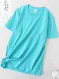 Sleeve Oversized T-shirt Cotton Women Top Summer 2022 Solid White T shirts 100% Cotton Tees Lady Basic T Shirt Women