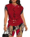 Independent Station Fashion And Leisure Design Pin Digital Printing Set-Outfit