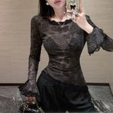 Shoulder Sling Vest Women's New Summer Folded Blouse