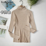 2021 Basic Turtleneck Women Sweaters Autumn Winter Tops Slim Women Pullover Knitted Sweater Jumper Soft Warm