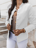 Burst Long Sleeve Rebuttoned Small Suit Short