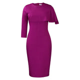 Large-Size Female Decoration Height Waist Lotus Side Temperament Commuter Pencil Skirt