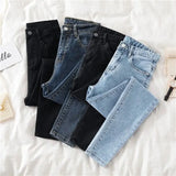 Jeans Slim Thin Female Denim Pants Womens Jeans Spring Autumn Woman Stretch Bottoms Feminino Skinny Pants Women
