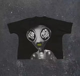 Retro Men's Cartoon Hip-Hop Short-Sleeved Cotton T-Shirt American Kawayi Long Clothes Y2k Short Sleeves-Outfit