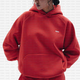 Fashion Trend Brand Letter Print Loose Sweater Y2K Hip Hop Street Pullover Casual Top For Men And Women-Outfit