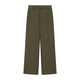 Explosion Women's Button Blouse Broad Leg Trousers