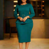 Women's Fashion Temperament Lace Side-Scaught Fishtail Party Dress Dress Dress Dress
