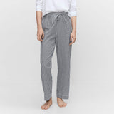 Women's Y2K Vintage Summer Casual Ankle-Length Pants Plaid Drawstring High Waist Straight Leg Trousers Daily Wear-Outfit
