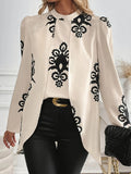 Women's Autumn And Winter Long-Sleeved Shirt New Elegant