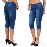 Summer Black Jeans Women Slim-fit Solid Mom Jeans Pants Stretch Bottoms Feminino Skinny Jeans Women Plus Size