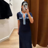 New Women's Fashion Denim Single-Dlong Stitched