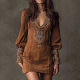 Spring And Autumn New Women's Long Sleeves Clip Casual Suit Set