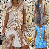 2022 Loose Lace Patchwork Boho Vintage Ruffles Befree Printed Dress Large Big Summer Party Beach Dresses Plus
