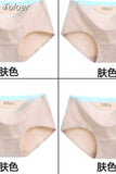 Solid Color Cotton Women Panties Underwear Breathable Women Girl Briefs Comfortable Mid RiseUnderpant Lingerie