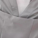 New Spring Style Solid Color Slim Collar Blouse 3067030-Outfit