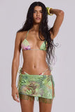 Sexy Fashion Bead Prints Half-Dress In Summer