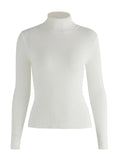 High Neck Jumper Knit Top-Outfit