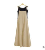 Summer High-Rise Broad-Legged Trousers Female New Students Loose Thin Casual Solid Color Simple