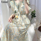 Elegant Satin Dress Women V-neck Puff Sleeve Vintage Party Dresses Women Clothing Gloss Embroidery Lace