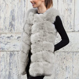 and winter new style vest fur sleeveless jacket women's vest to keep